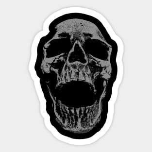 Screaming Skull Sticker